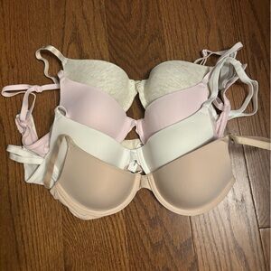PINK Victoria’s Secret LOT of 4 underwire T-Shirt Bra 34A